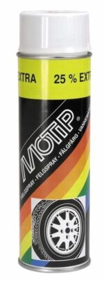 Universaalvärv/veljevärv Wheel Spray valge 500ml, Motip - Pilt 2