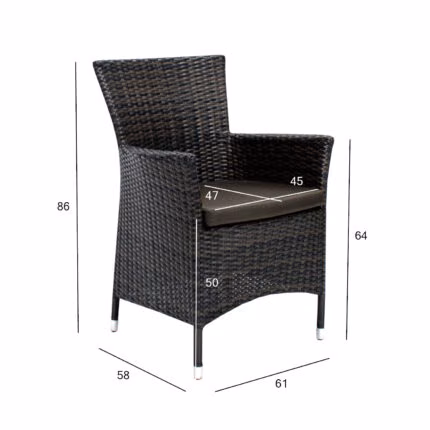 Tool WICKER-1 tumepruun
