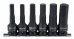 Löökotsakupadrunite komplekt 1/2´´, sisekuuskant HEX 8-19mm,, KS Tools - Pilt 2