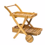 Serveerimislaud FINLAY 84x57xH84cm, akaatsia - Pilt 2