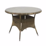 Laud WICKER D100xH71 cm, cappuccino - Pilt 2