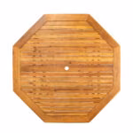 Laud FINLAY 120x120xH72cm, akaatsia - Pilt 4