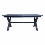 Laud COLUMBUS 183/243x100xH76, tumehall - Pilt 2