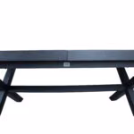 Laud COLUMBUS 183/243x100xH76, tumehall - Pilt 5