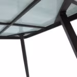 Laud MARIE 100x100xH74cm, hall - Pilt 5