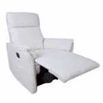 Tugitool GERRY_manuaalne recliner, valge - Pilt 2