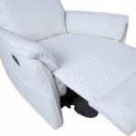Tugitool GERRY_manuaalne recliner, valge - Pilt 7