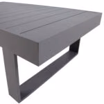 Diivanilaud FLUFFY 133x73,5xH42cm, hall - Pilt 4