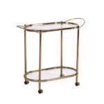 Serveerimislaud GENUA 88x39xH76cm, kuldn - Pilt 3