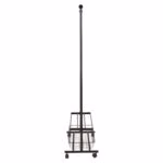 Stange FOREST 80x36xH165cm, must/naturaa - Pilt 4