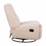 Tugitool WILLA manuaalne recliner, pöörlev ja kiikuv, beež - Pilt 4