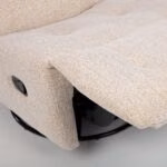 Tugitool WILLA manuaalne recliner, pöörlev ja kiikuv, beež - Pilt 7