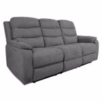 Diivan MIMI 3-kohaline elektriline recliner, hall - Pilt 2