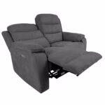 Diivan MIMI 2-kohaline elektriline recliner, hall - Pilt 5