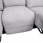 Diivan MIMI 3-kohaline elektriline recliner, helehall - Pilt 6