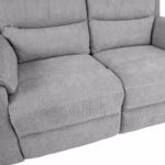 Diivan MIMI 2-kohaline elektriline recliner, helehall - Pilt 6