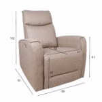 Tugitool BUSTER_elektriline recliner, be - Pilt 6
