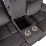 Diivan GENTRY 2-kohaline manuaalne recliner, hall - Pilt 4