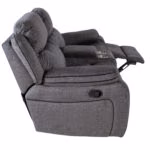 Diivan GENTRY 2-kohaline manuaalne recliner, hall - Pilt 5