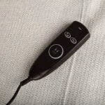 Tugitool KATY elektriline recliner + massaaž, sinakasvalge - Pilt 6