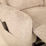 Tugitool KATY elektriline recliner +  massaaž, beež - Pilt 7