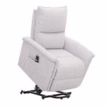 Tugitool GIANNI elektriline lift recliner, hallikasvalge - Pilt 4