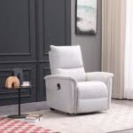 Tugitool GIANNI elektriline lift recliner, hallikasvalge - Pilt 6