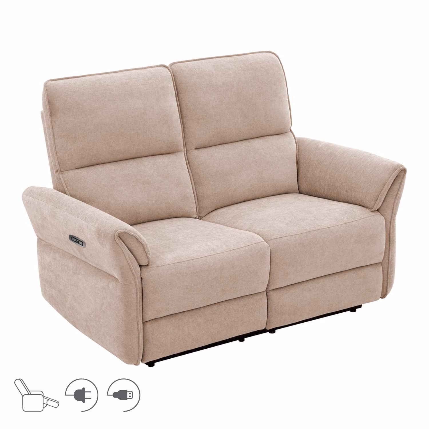 14212 Diivan DAMIKA 2-kohaline elektriline recliner
