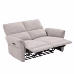 Diivan DAMIKA 2-kohaline elektriline recliner, hall - Pilt 2