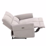 Diivan DAMIKA 2-kohaline elektriline recliner, hall - Pilt 4