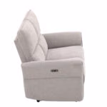 Diivan DAMIKA 2-kohaline elektriline recliner, hall - Pilt 5