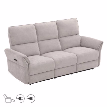 Diivan DAMIKA 3-kohaline elektriline recliner
