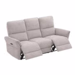 Diivan DAMIKA 3-kohaline elektriline recliner, hall - Pilt 2