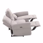 Diivan DAMIKA 3-kohaline elektriline recliner, hall - Pilt 3