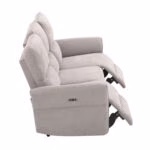 Diivan DAMIKA 3-kohaline elektriline recliner, hall - Pilt 5