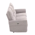 Diivan DAMIKA 3-kohaline elektriline recliner, hall - Pilt 6