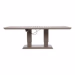 Laud MARENDA 150x90xH52-75cm, hallikasbeež - Pilt 5