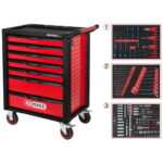 Tööriistakäru RACINGline, 7-sahtlit +komplekt 215-osa, KS Tools - Pilt 3