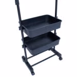 Stange FERGUS 47-77x29x92-165cm, must - Pilt 3