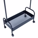 Stange FRASER 74x35xH168cm, must - Pilt 3