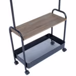 Stange FRASER 74x35xH165cm, must - Pilt 3