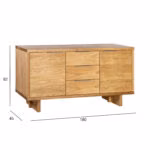 Kummut LISBON 180x45xH82cm, tamm - Pilt 3