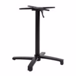 Lauajalg BISTRO 67x67xH72cm, must - Pilt 2