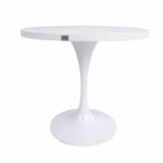 Laud BOLGHERI D80xH74cm, valge - Pilt 2