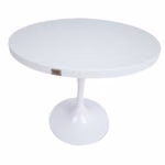 Laud BOLGHERI D80xH74cm, valge - Pilt 3
