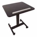 Mobiilne töölaud ERGO 60x52xH74,5-114,5cm, must - Pilt 4