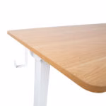 Töölaud ERGO 1-mootoriga 120x60xH73-121cm, tamm/valge - Pilt 6