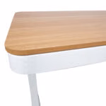 Töölaud ERGO 1-mootoriga 120x60xH72-121cm, tamm/valge - Pilt 5