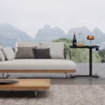 Töölaud ERGO_ühe jalaga 70x40xH67,5-106cm, manuaalne, must - Pilt 6