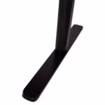 Töölaud ERGO LIGHT 1-mootoriga 120x60xH72,5-117,5cm, must - Pilt 5
